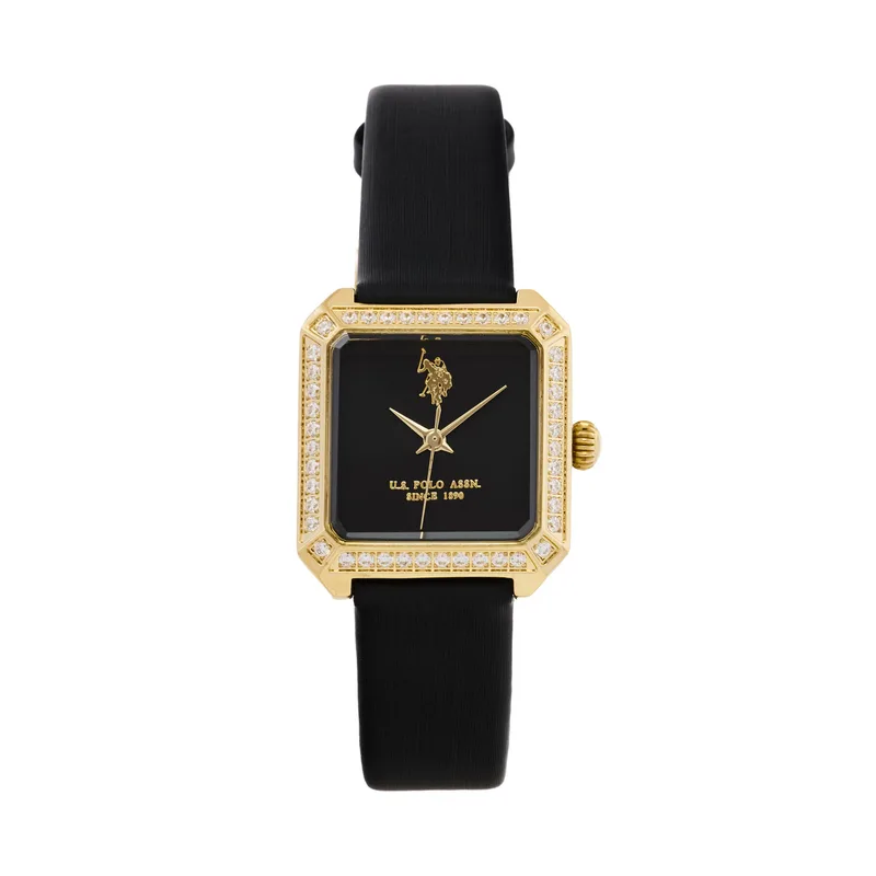 Ρολόι U.S. Polo Assn. Brigitte USP8479BK Μαύρο