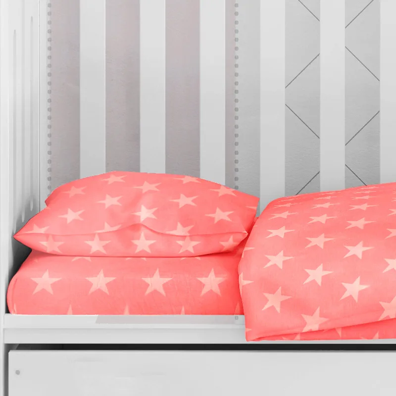 Βρεφική Μαξιλαροθήκη 35x45 Dimcol Star 34 Coral 35x45