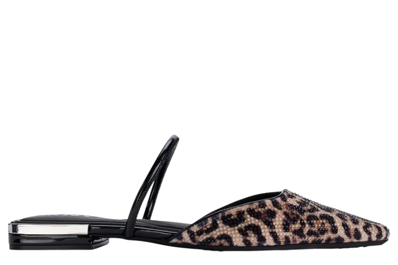 Mules DKNY Cabbi K1530296-NATURAL-BLACK Γυναικείο