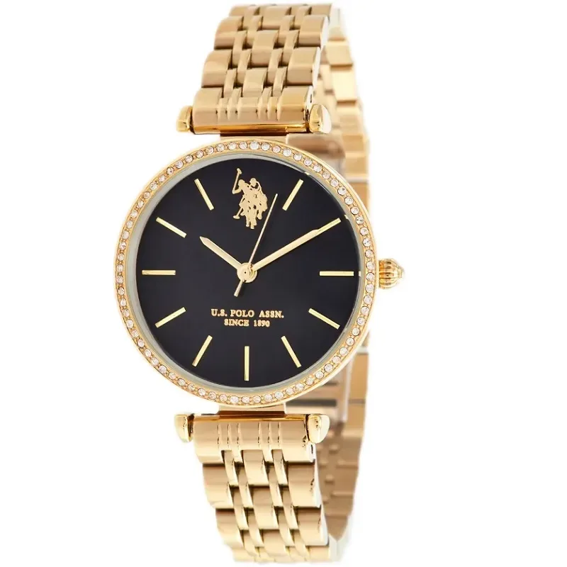 Ρολόι U.S. Polo Assn. Eleοnor Stainless Steel Bracelet USP8170BK USP8170BK Ατσάλι