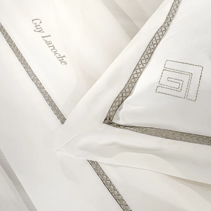 Σεντόνια King Size (Σετ) 270X280 Guy Laroche Blend Taupe Χωρίς Λάστιχο (270x280)