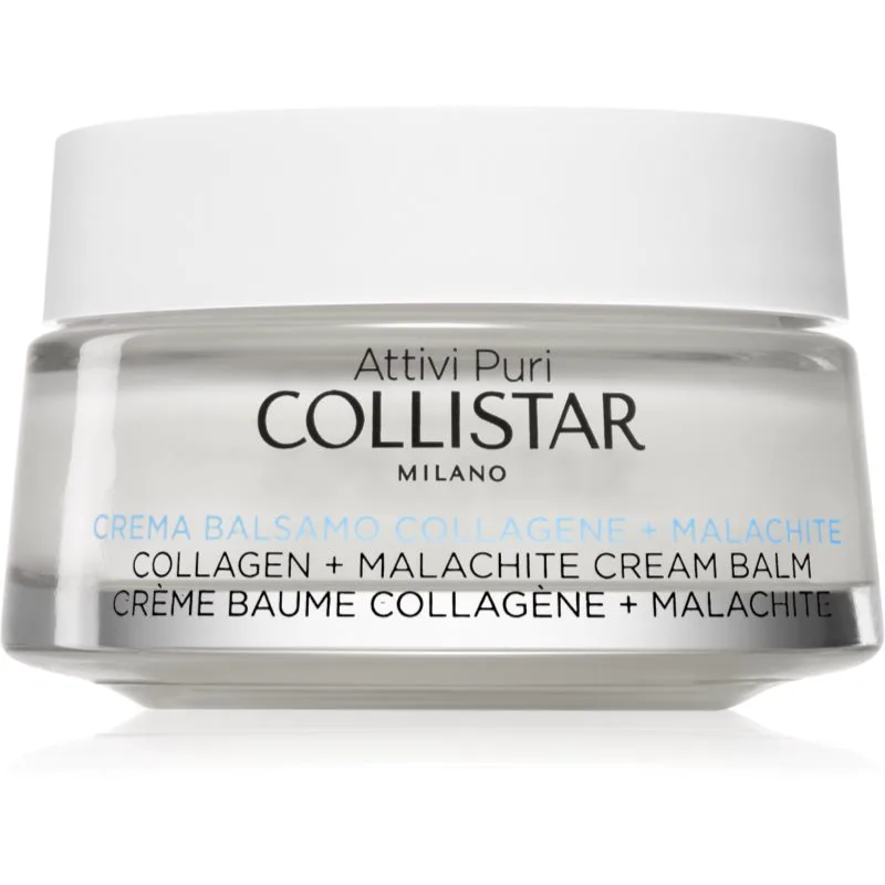 Collistar Attivi Puri Collagen Malachite Cream Balm ενυδατική κρέμα κατά της γήρανσης με κολαγόνο 50 ml