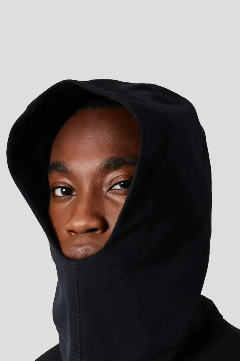 THOM KROM Ανδρικό Μαύρο Peached Jersey Balaclava