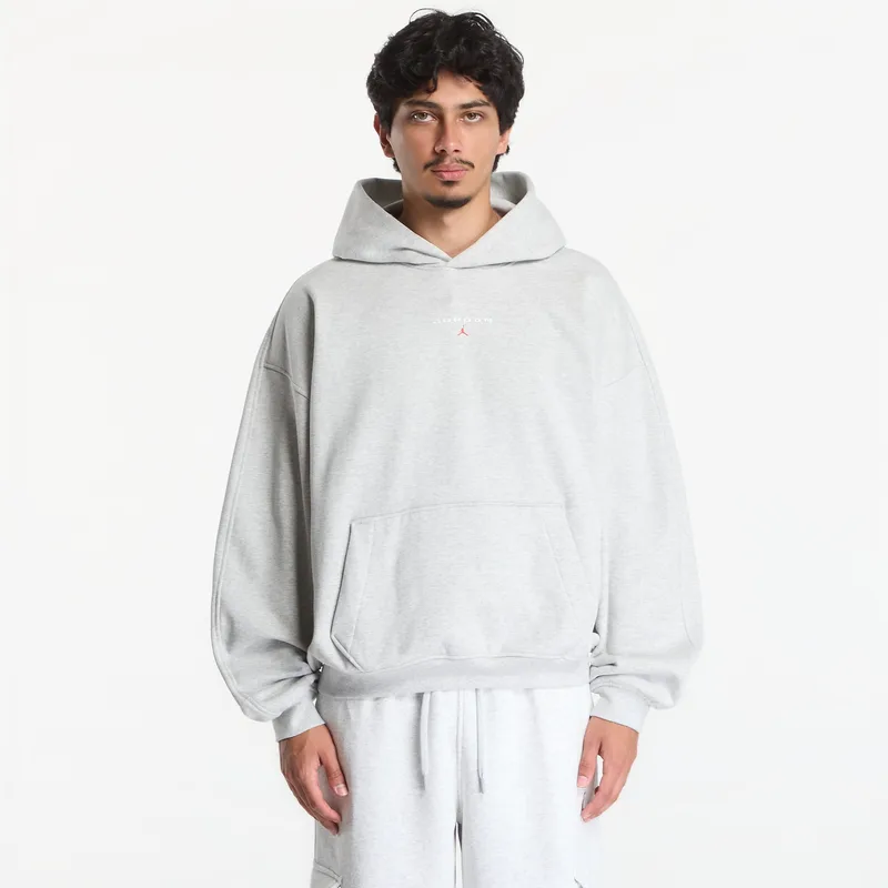 Φούτερ Jordan Flight Fleece Men's Oversized Pullover Hoodie Grey Heather M