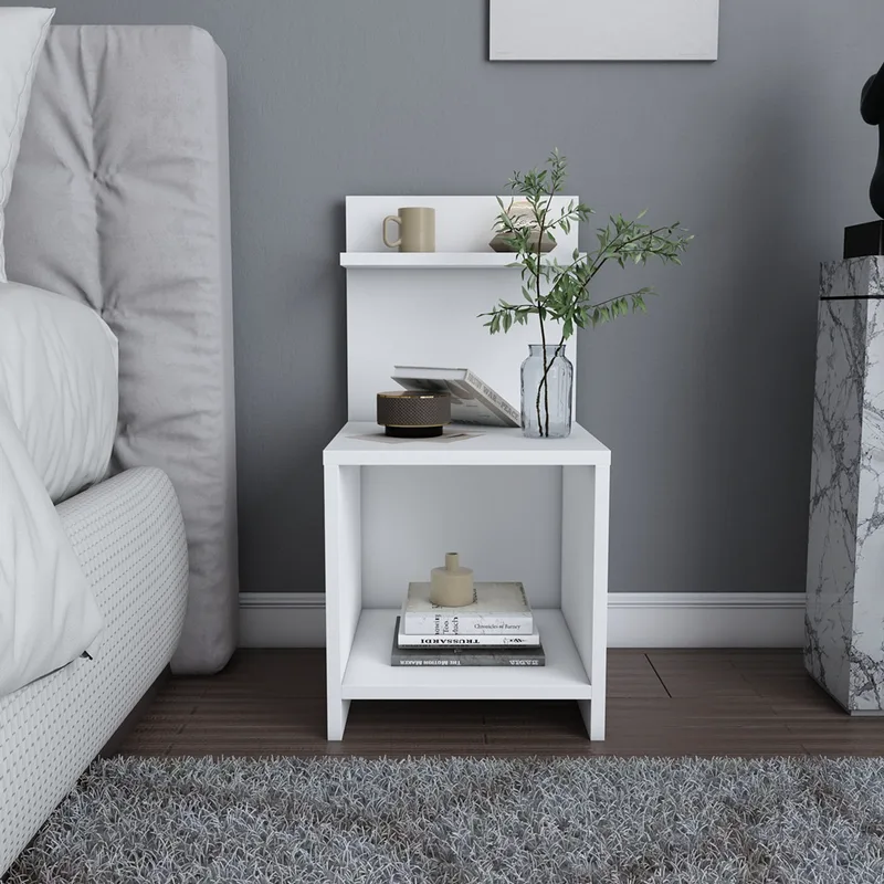 Κομοδίνο Ullman - White 322Rtc1617 35,6x72x37,4 cm
