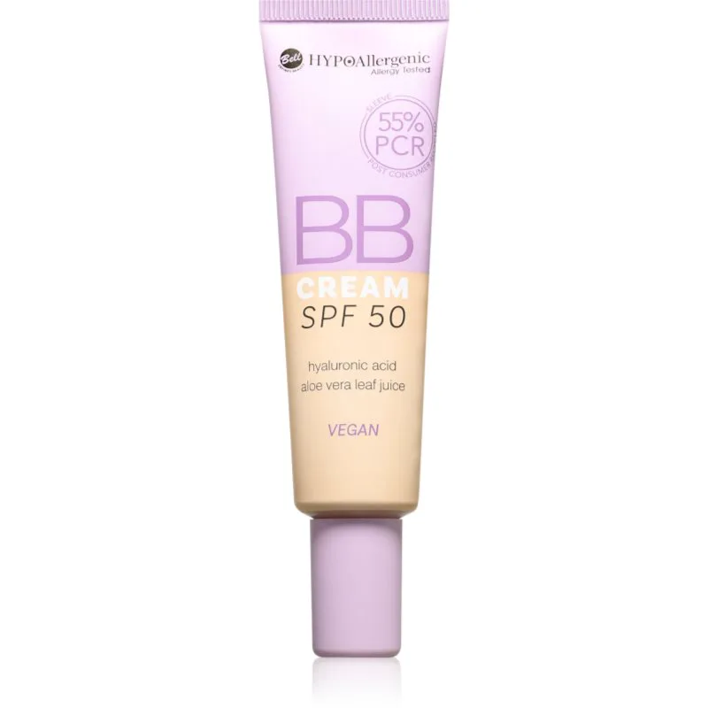 Bell HYPOallergenic ενυδατική ΒΒ κρέμα SPF 50 απόχρωση 01 Nude 30 γρ