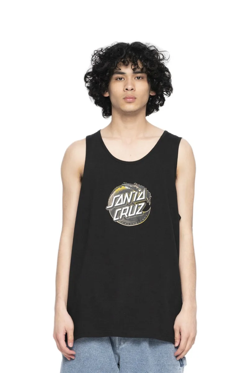 SANTA CRUZ Αμάνικες Μπλούζες Holo Wave Dot Vest - Μαύρο-SCA-VST-0725-BLACK