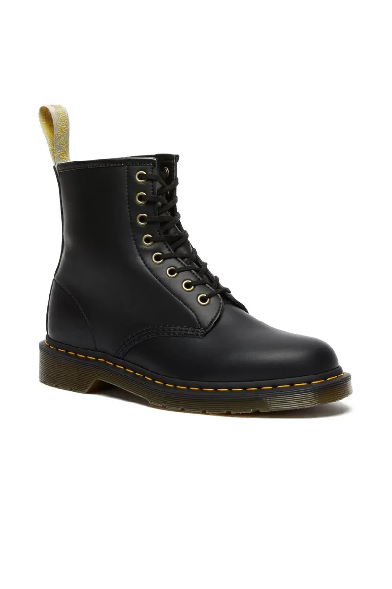DR.MARTENS Μπότες- Μποτάκια Vegan 1460 Felix Rub Off - BLACK-14045001-BLACK