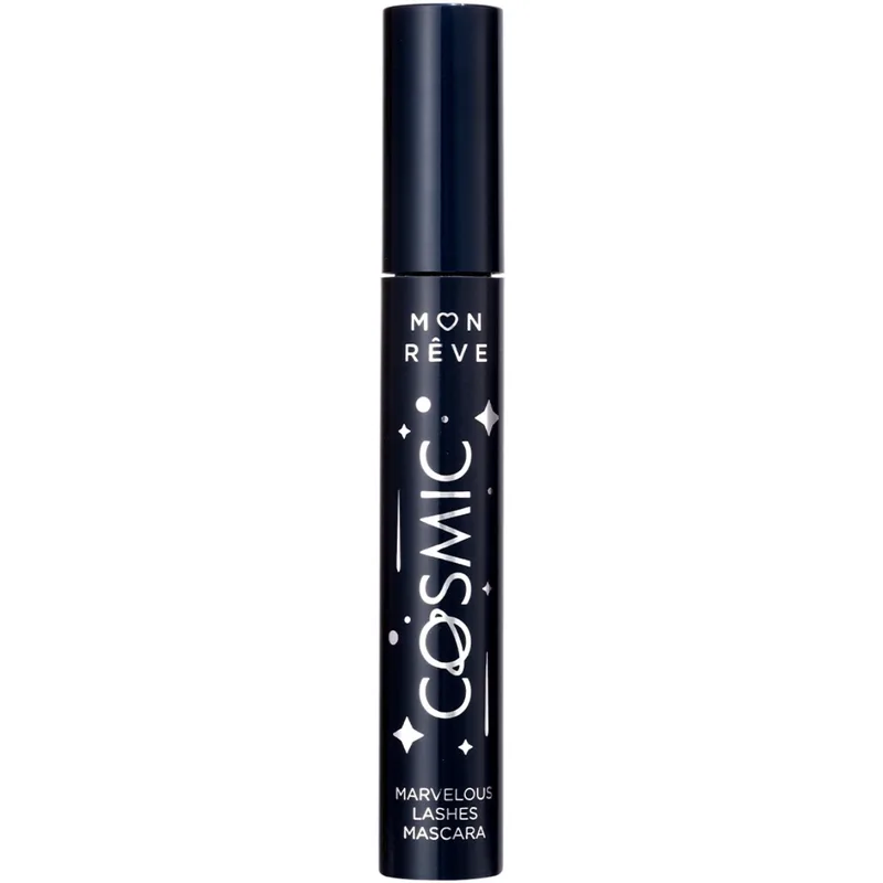 Mon Reve Cosmic Mascara Μάσκαρα για Έντονο Όγκο & Διαχωρισμό με Βουρτσάκι Ακριβείας για Έντονη Καμπύλη 12ml - 01 Black