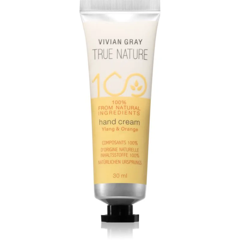 Vivian Gray True Nature Ylang & Πορτοκαλί ενυδατική κρέμα για τα χέρια 30 ml