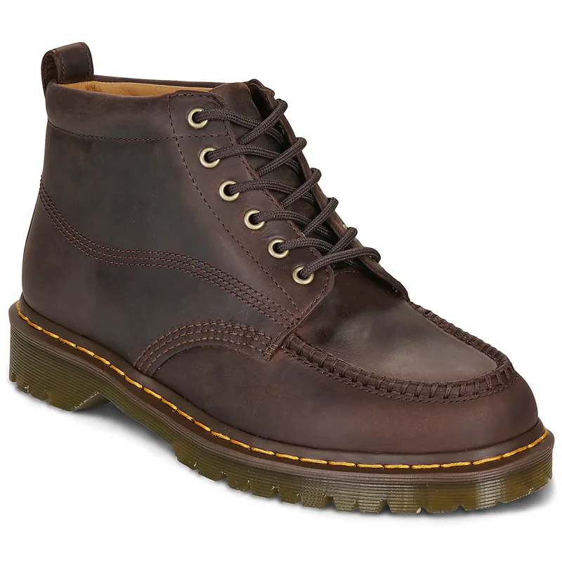 Μπότες Dr. Martens LOWELL CHUKKA DARK BROWN CRAZY HORSE