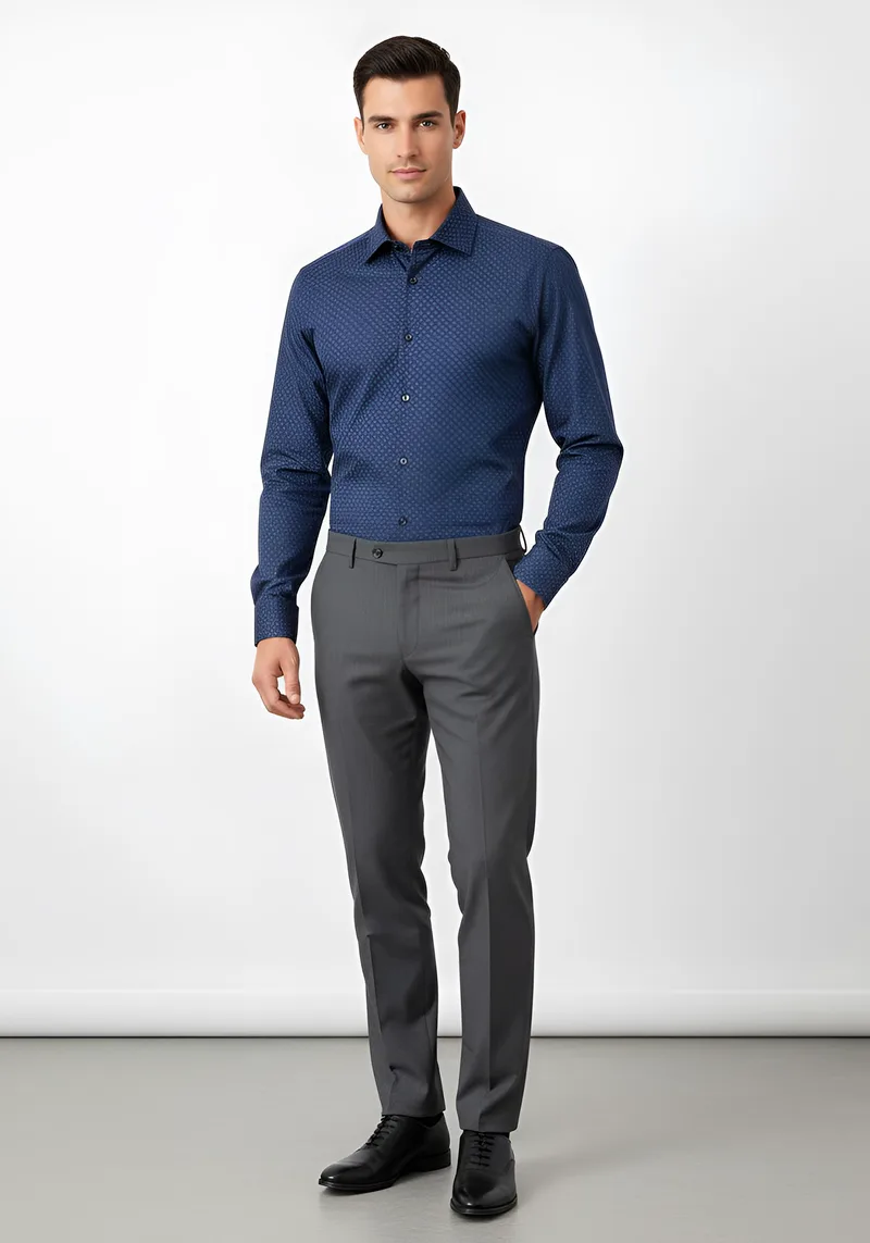 Guy Laroche Πουκάμισο της σειράς Basic - GLEW28716/ CL 3 Blue