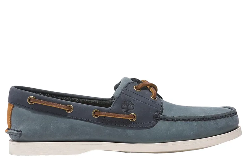 Μοκασίνια Timberland Classic Boat-2 Eye TB0A2PB8ES21-ES2-MEDIUM BLUE NUBUCK Ανδρικό