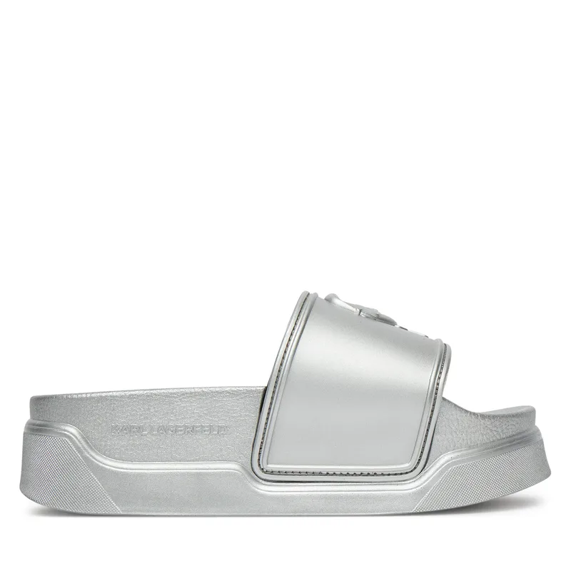 Παντόφλες KARL LAGERFELD Kondominium KL88819 Ασημί