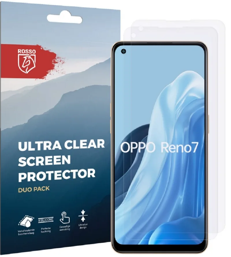 Κόκκινο Ultra Clear Screen Protector - Μεμβράνη Προστασίας Οθόνης - Oppo Reno7 - 2 Τεμάχια (8719246375620)
