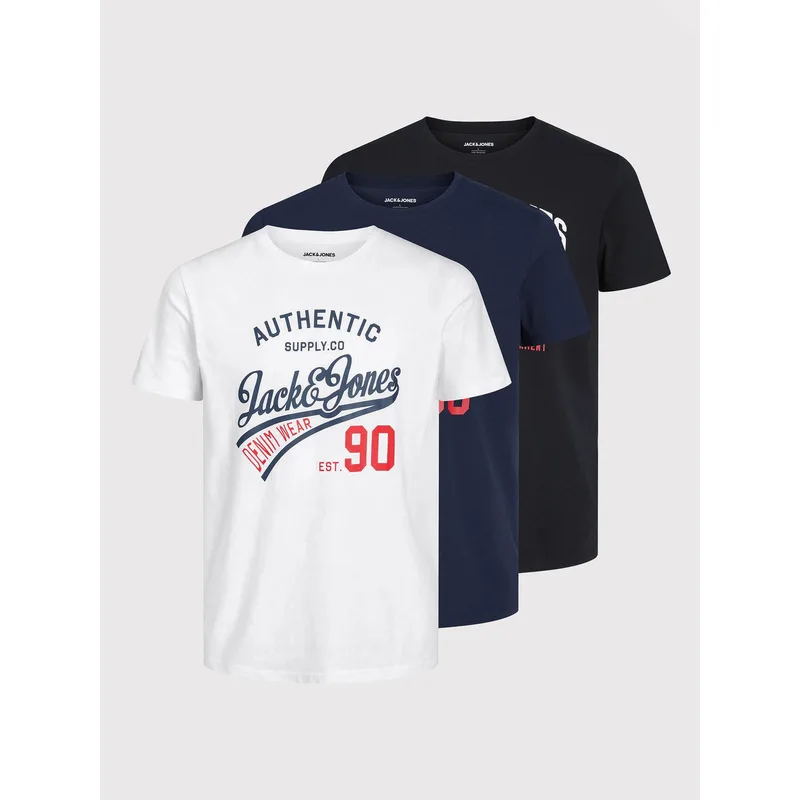 Jack & Jones Σετ t-shirts Ethan 12221269 Έγχρωμο Regular Fit