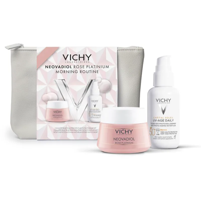 Vichy Neovadiol Rose Platinium Morning Routine χριστουγεννιάτικο σετ δώρου για ενίσχυση του δερματικού φραγμού
