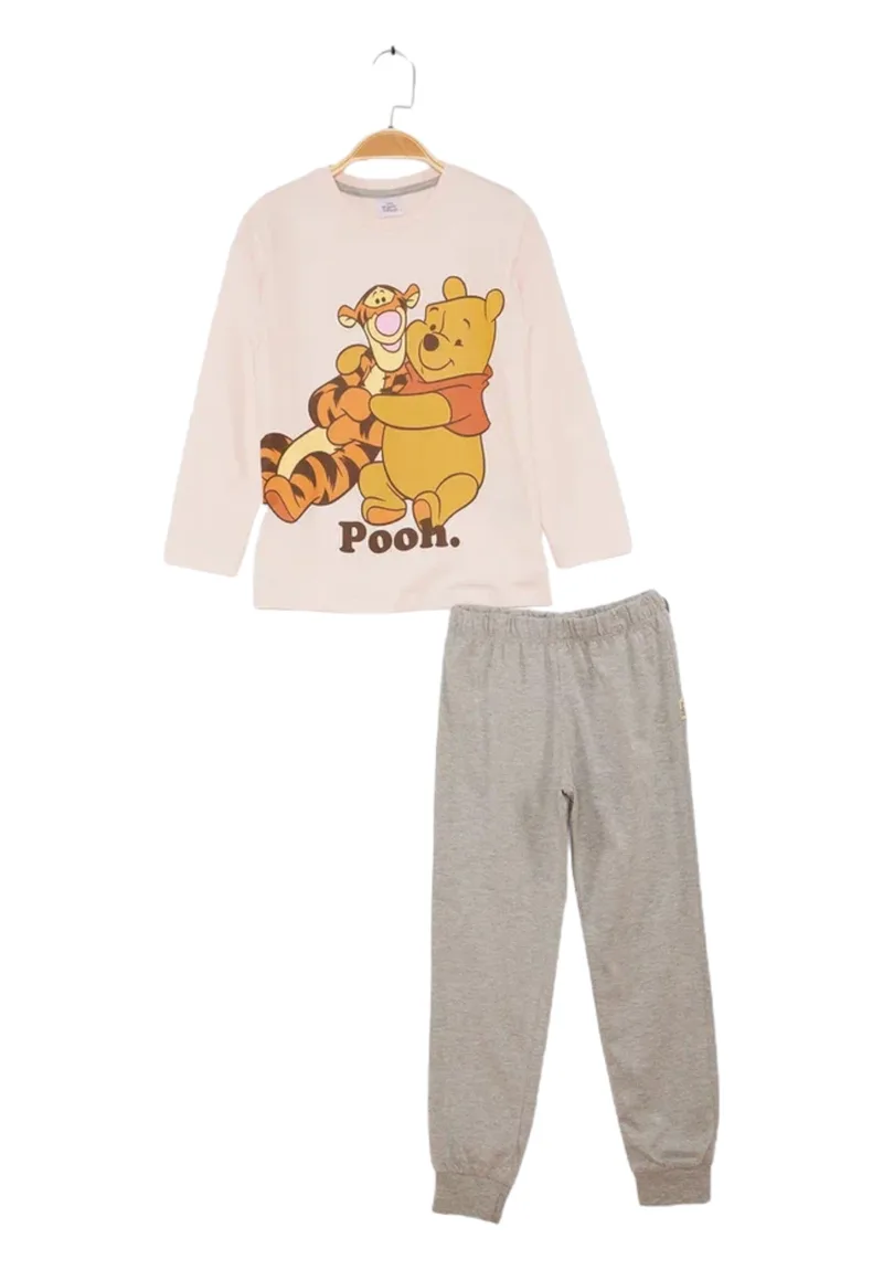Πιτζάμα για κορίτσι βαμβακερή Cimpa Disney Winnie The Pooh ροζ WP21341PNK-Ροζ