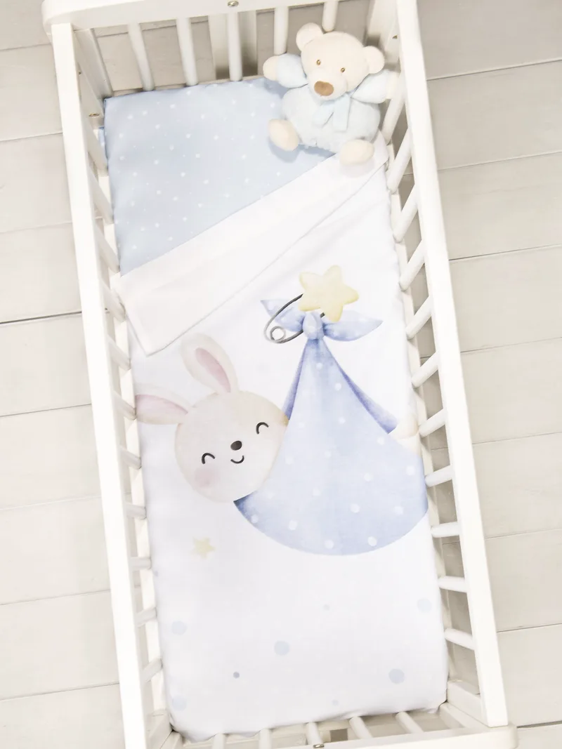 Σετ Σεντόνια Λίκνου 2 Τεμαχίων Nima Little Mister 70x110