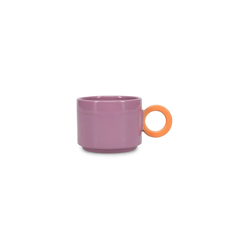 Onahome Κούπα Stoneware Lou Purple- Πορτοκαλί 280ml