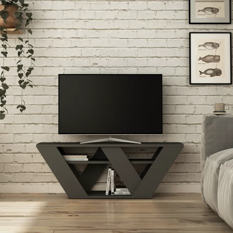 Βάση Τηλεόρασης Pipralla - Anthracite 776Hms3035 (110x40x30)