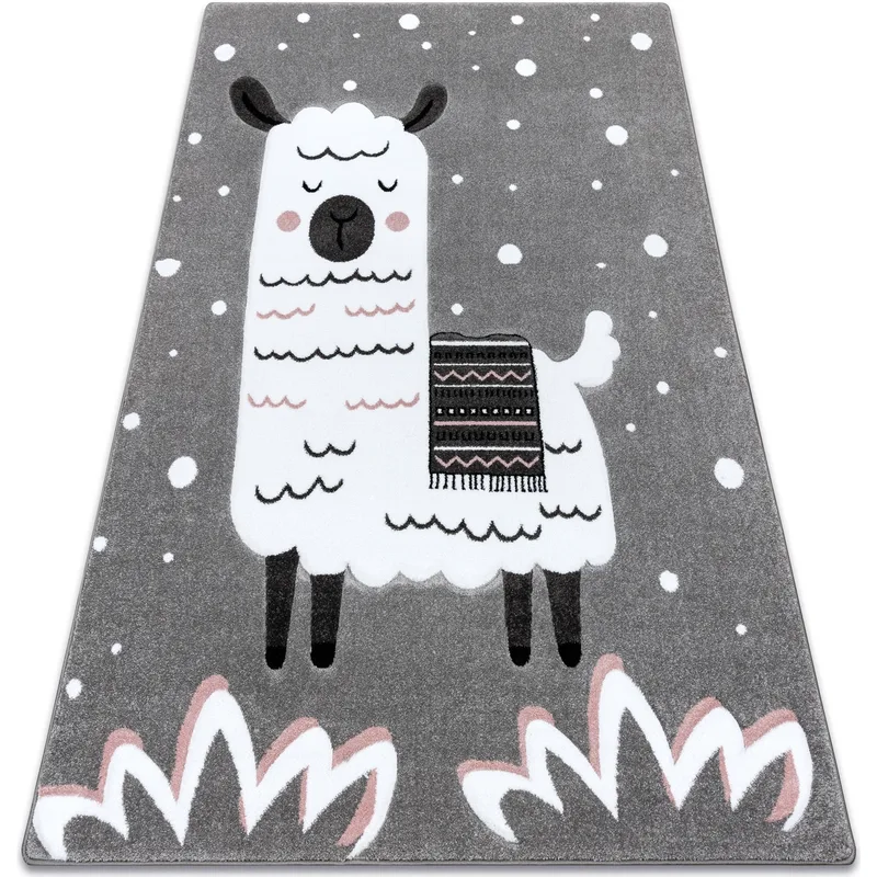 Χαλιά Rugsx Χαλί PETIT LAMA γκρι 140x190 cm