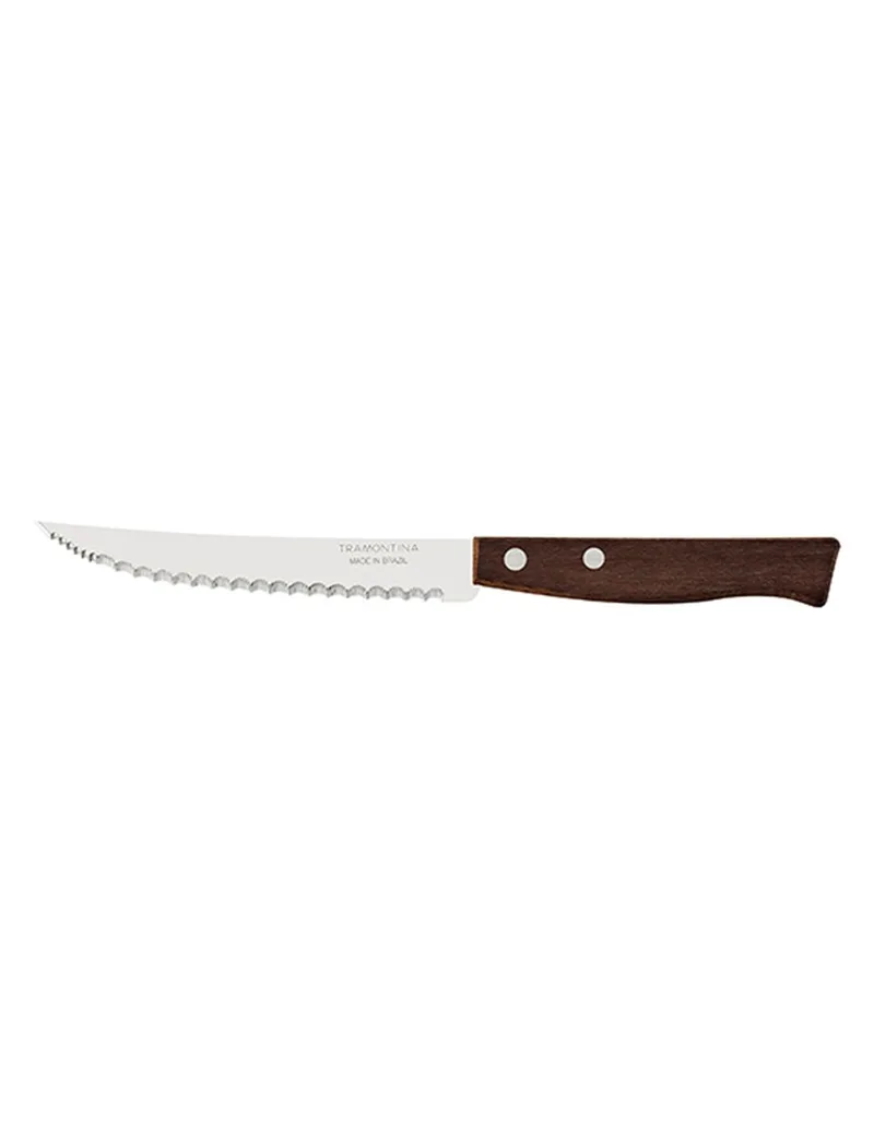 Tramontina Μαχαίρι Σετ 2τμχ. Ανοξείδωτο Traditional Steak Οδοντωτό 13cm