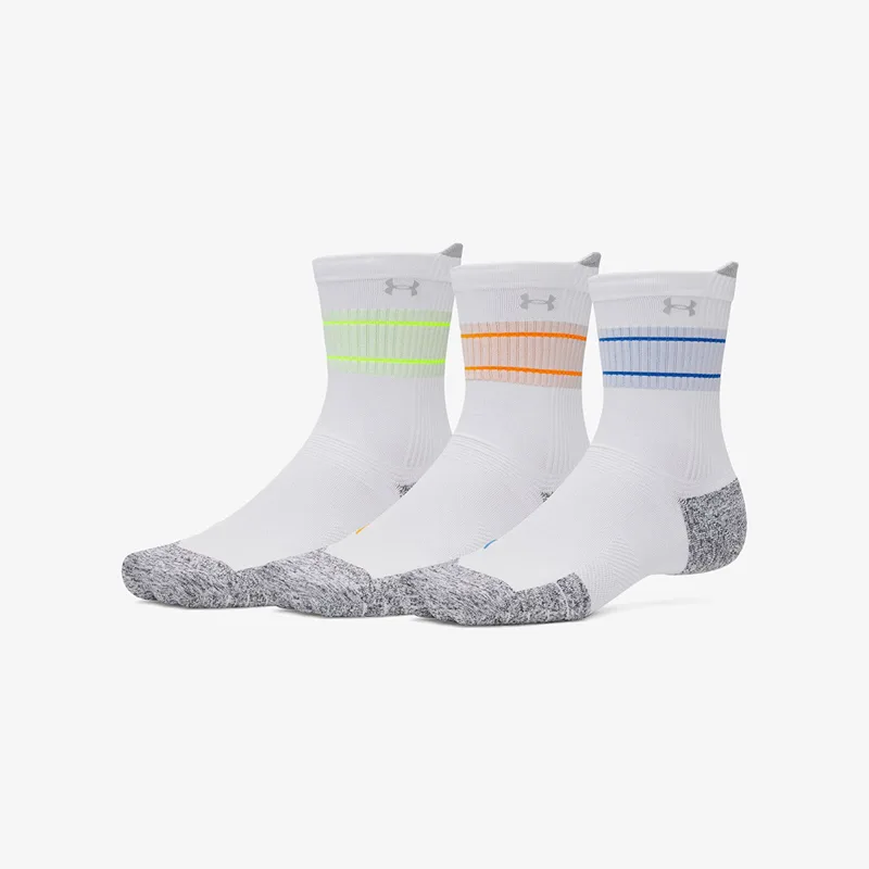 Under Armour Velociti Run Cush 3-Pack Crew White XL