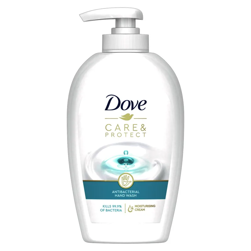Dove Care & Protect Hand Wash Refill Ενυδατικό Υγρό Σαπούνι Χεριών με Αντιβακτηριακό Συστατικό 250ml