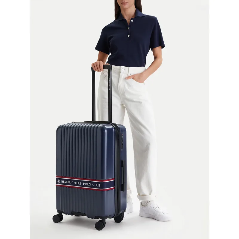 Μεσαία Βαλίτσα Beverly Hills Polo Club CEO-BHPC-M-006-08-NAVY Σκούρο μπλε
