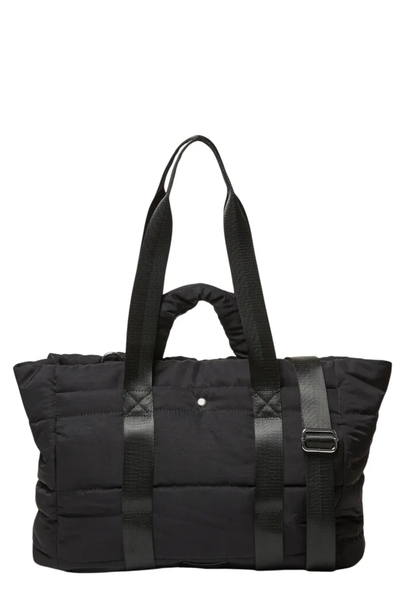Τσάντα Ώμου Funky Buddha Καπιτονέ FBL013-103-10-BLACK Γυναικείο