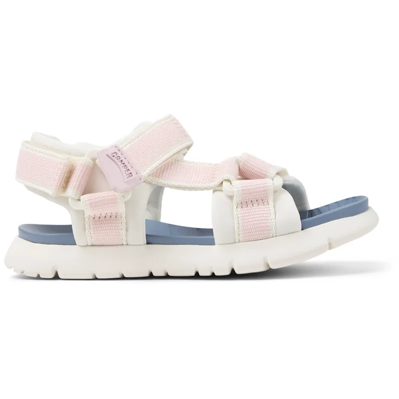 CAMPER Oruga - Πέδιλα Για Κορίτσια - Λευκό,Ροζ, Μέγεθος 34, Cotton fabric