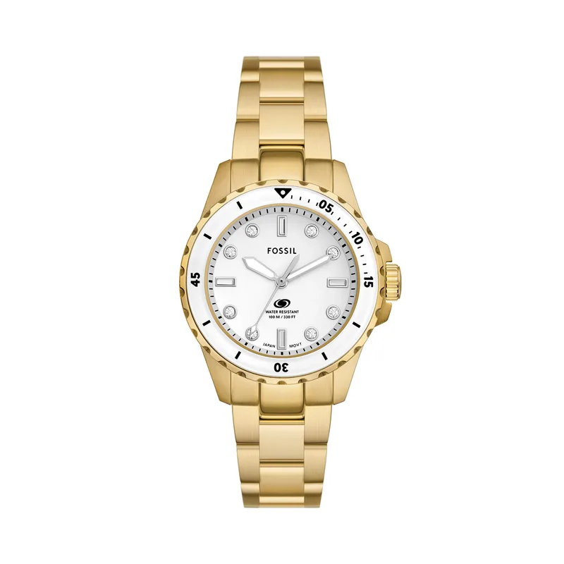 Ρολόι Fossil Blue ES5350 Χρυσό