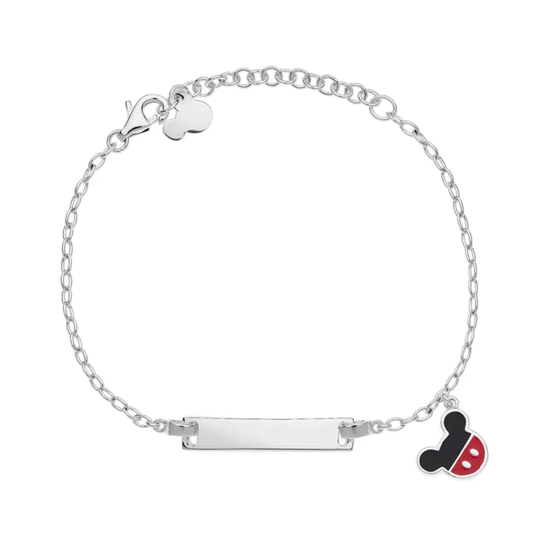 DISNEY Βραχιόλι Ταυτότητα Παιδική Από Ασήμι Mickey Mouse BS00049SL-55.CS