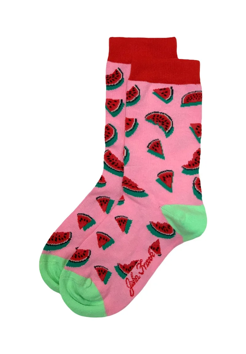 Κάλτσες Watermelon John Frank w21WJFLSFUN33-Πολύχρωμο