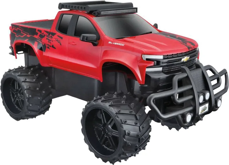 OFF ROAD 2019 CHEVROLET SILVERADO RED MAISTO 1:16 RC