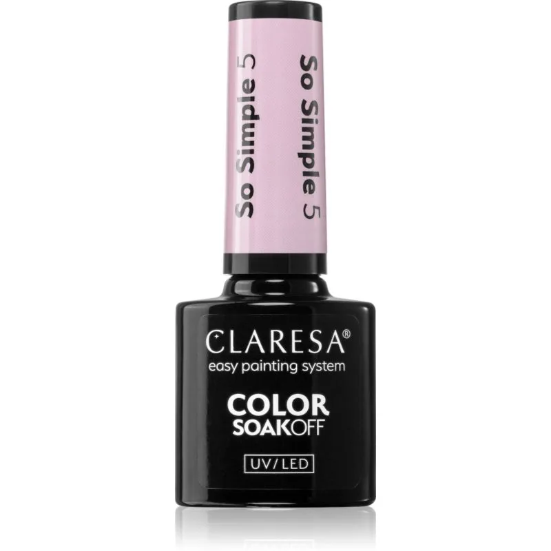 Claresa SoakOff UV/LED Color So Simple τζελ βερνίκι νυχιών απόχρωση 5 5 γρ