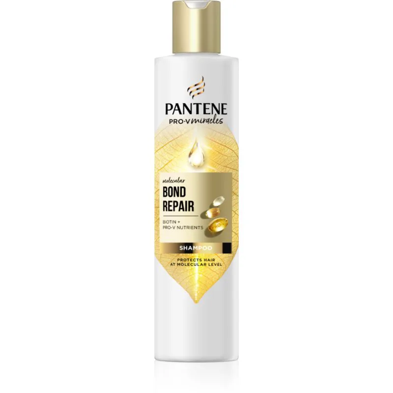 Pantene Pro-V Bond Repair δυναμωτικό σαμπουάν για ταλειπωρημένα μαλλιά με βηοτίνη 250 ml