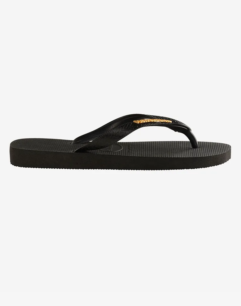HAVAIANAS HAV. TOP LOGO METALLIC 4127244-01069 Black