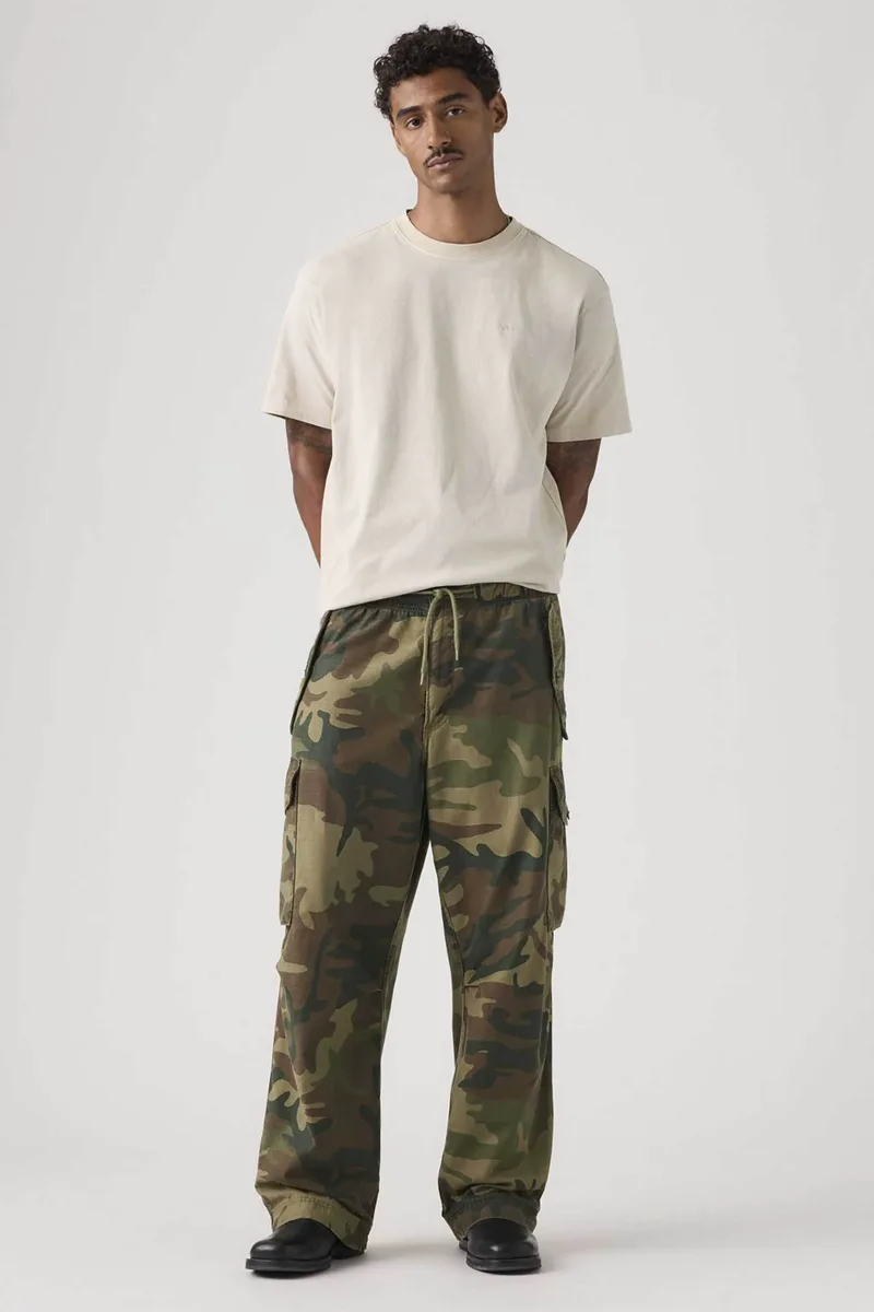 Levi's® ανδρικό παντελόνι cargo Baggy Fit "Field" - 003KO0006 Χακί