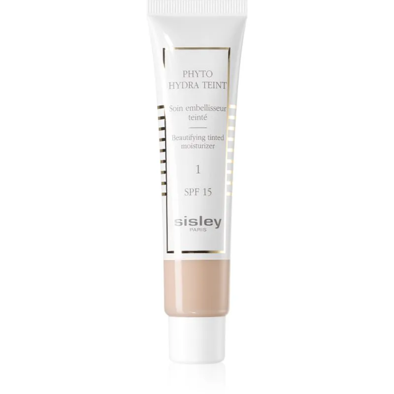 Sisley Phyto-Hydra Teint ενυδατική κρέμα με χρώμα και αποτέλεσμα λάμψης SPF 15 απόχρωση 1 Light 40 ml