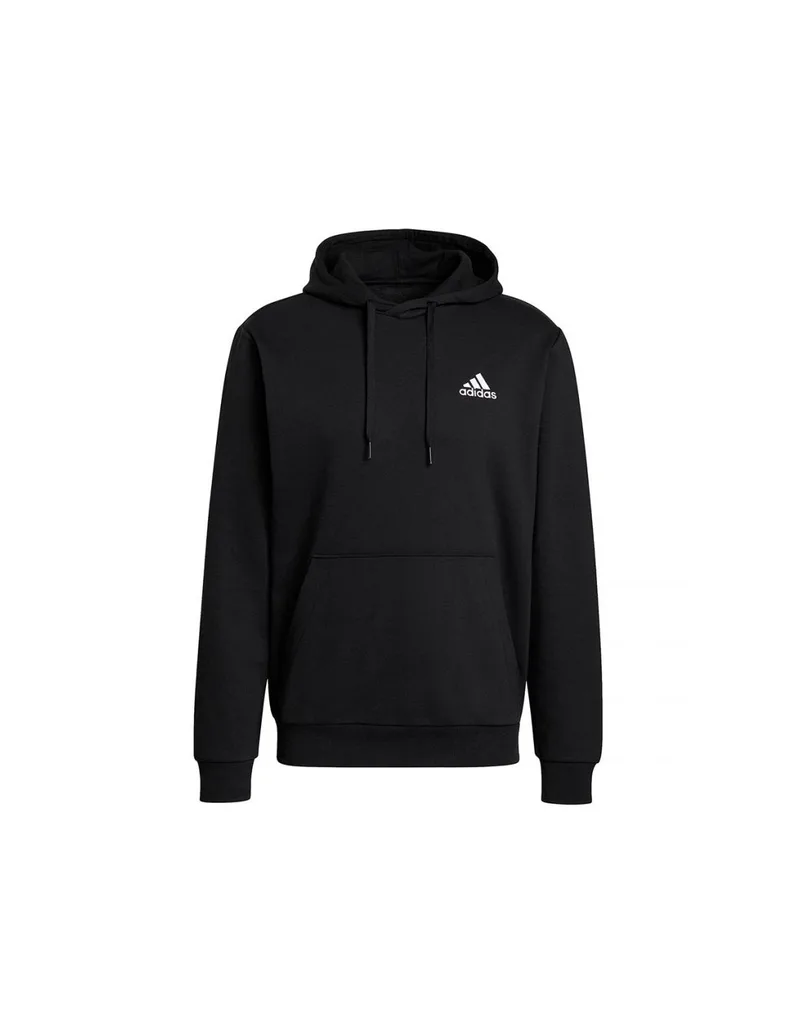 Adidas Essentials Ανδρικό Φούτερ με Κουκούλα και Τσέπες Μαύρο GV5294