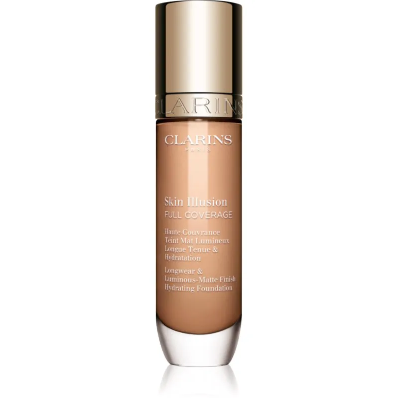 Clarins Skin Illusion Hydrating Foundation Βάση πλήρους κάλυψης απόχρωση 106N 30 ml