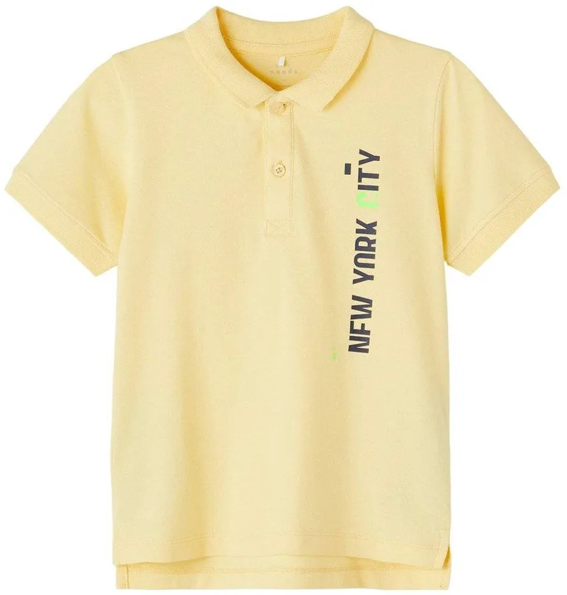 POLO T-SHIRT NAME IT 13200112 NKMVOLO ΑΝΟΙΧΤΟ ΚΙΤΡΙΝΟ (116 CM)-(6 ΕΤΩΝ)