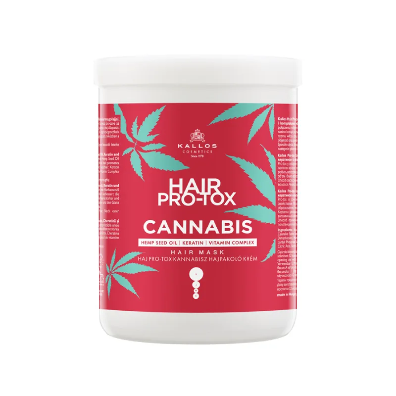 Kallos Hair Pro Tox Cannabis Hair Mask 1000ml