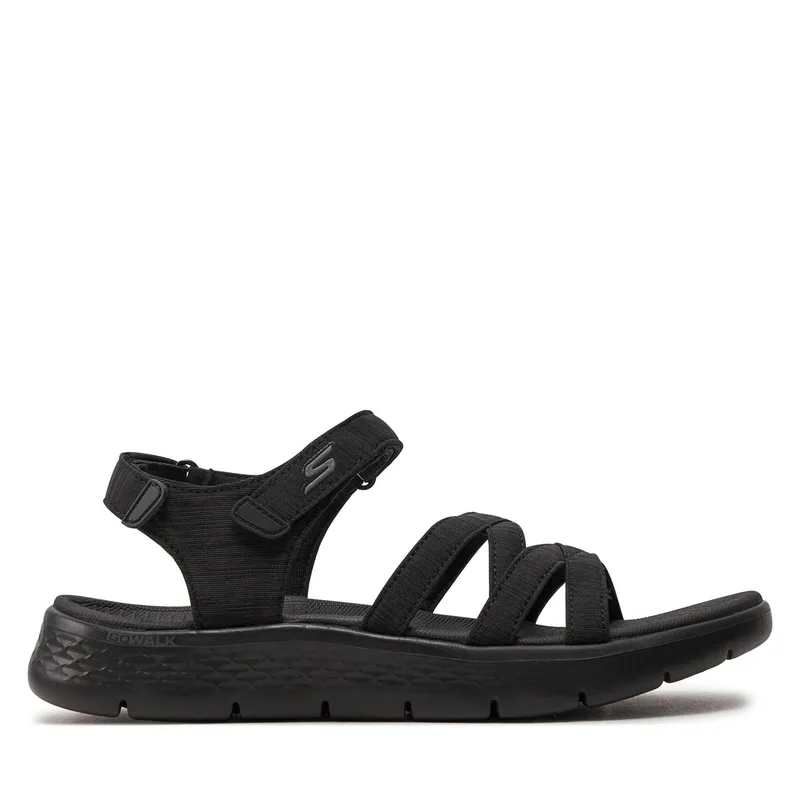 Σανδάλια Skechers Go Walk Flex Sandal-Sunshine 141450/BBK Μαύρο