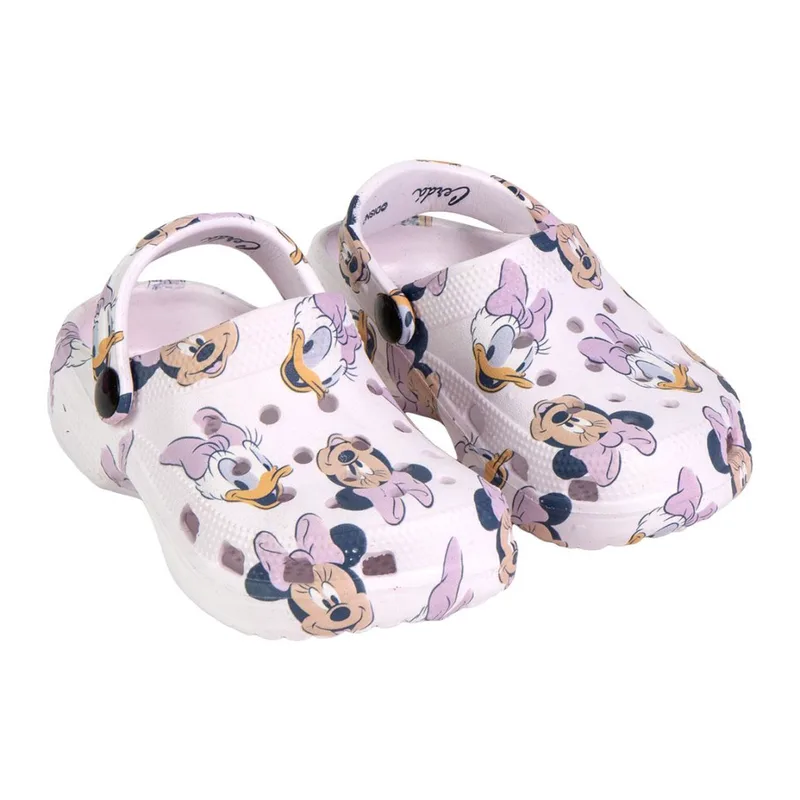 Disney Minnie Παντόφλες Παιδικές τύπου clog Ροζ