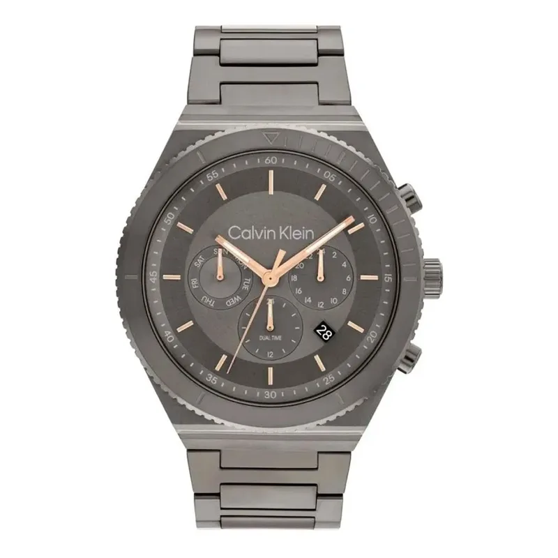 CALVIN KLEIN Dual Time Stainless Steel Bracelet 25200304