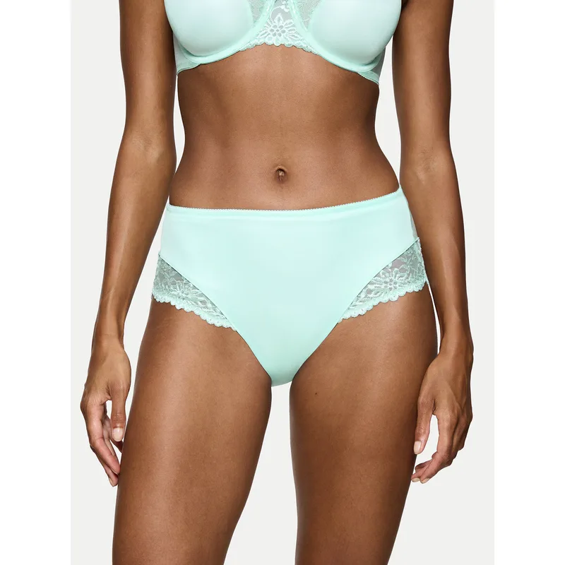 Triumph Κλασικό σλιπ ψηλόμεσο Ladyform Soft Maxi 10210671 Μπλε