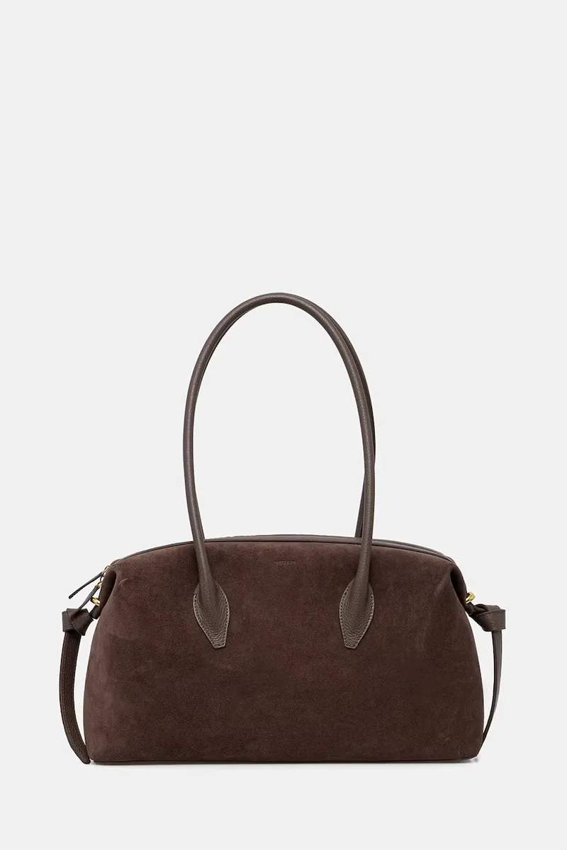 Yuzefi μικρή τσάντα γυναικεία δέρμα σουέτ BRIOCHE DUFFLE